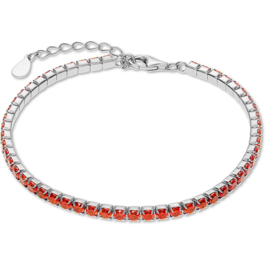 CHRIST Armband 925er Silber, recycelt orange, silber Damen