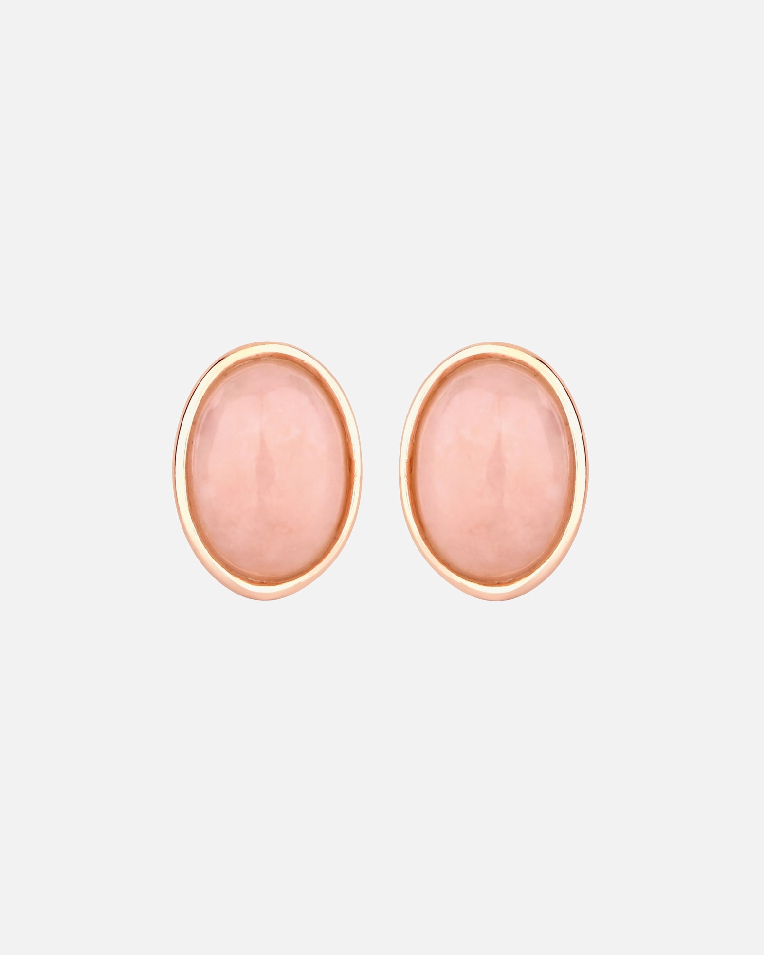 Ohrringe für Weiblich Rafaela Donata Ohrringe Sterling Silber Labradorit in Gelbgold Rose