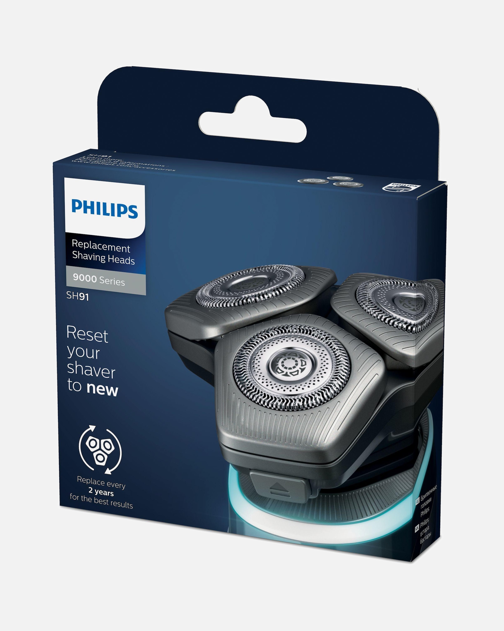 Rasierer für Unisex Philips Series 9000 SH91/50 Ersatzscherkopf 3er-Pack 1 Stück