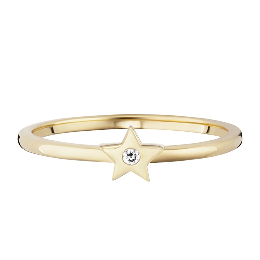 caï Ring 925/- Sterling Silber Zirkonia weiß 052 (16,6) Damen