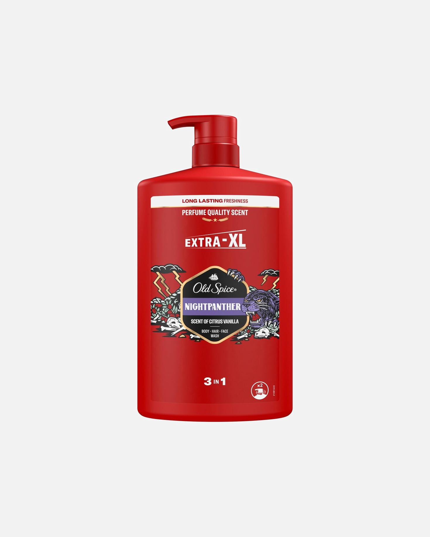 Duschgel für Unisex Old Spice 3-in-1 Night Panther 1x1000ml