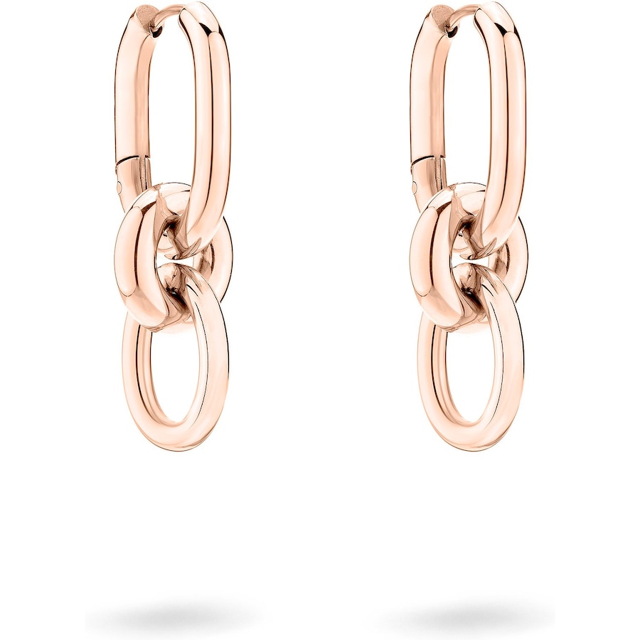 Liebeskind Creolen Edelstahl roségold Damen