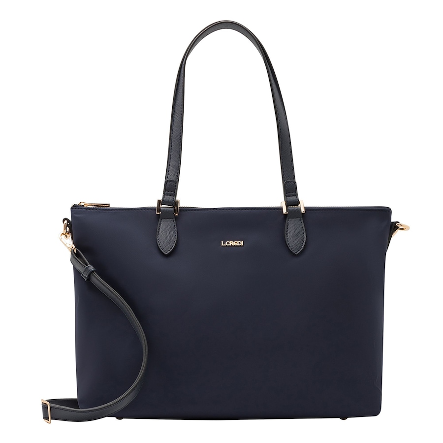 L.CREDI Alena Shopper marine Schwarz Damen
