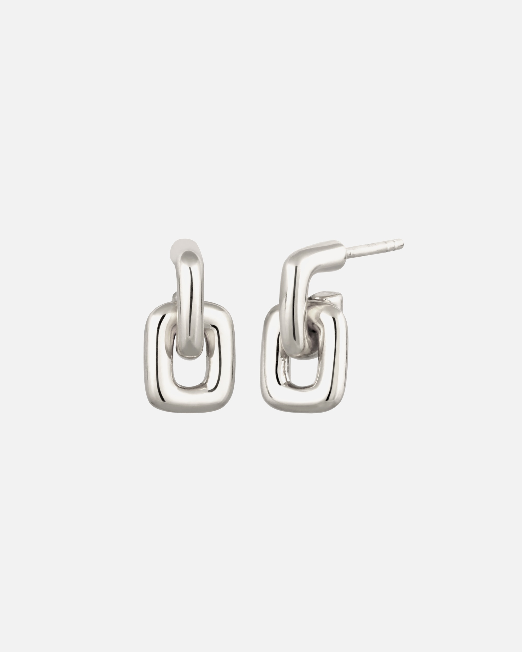 Ohrringe für Weiblich Elli Ohrstecker Glieder Look 925 Sterling Silber silberfarben