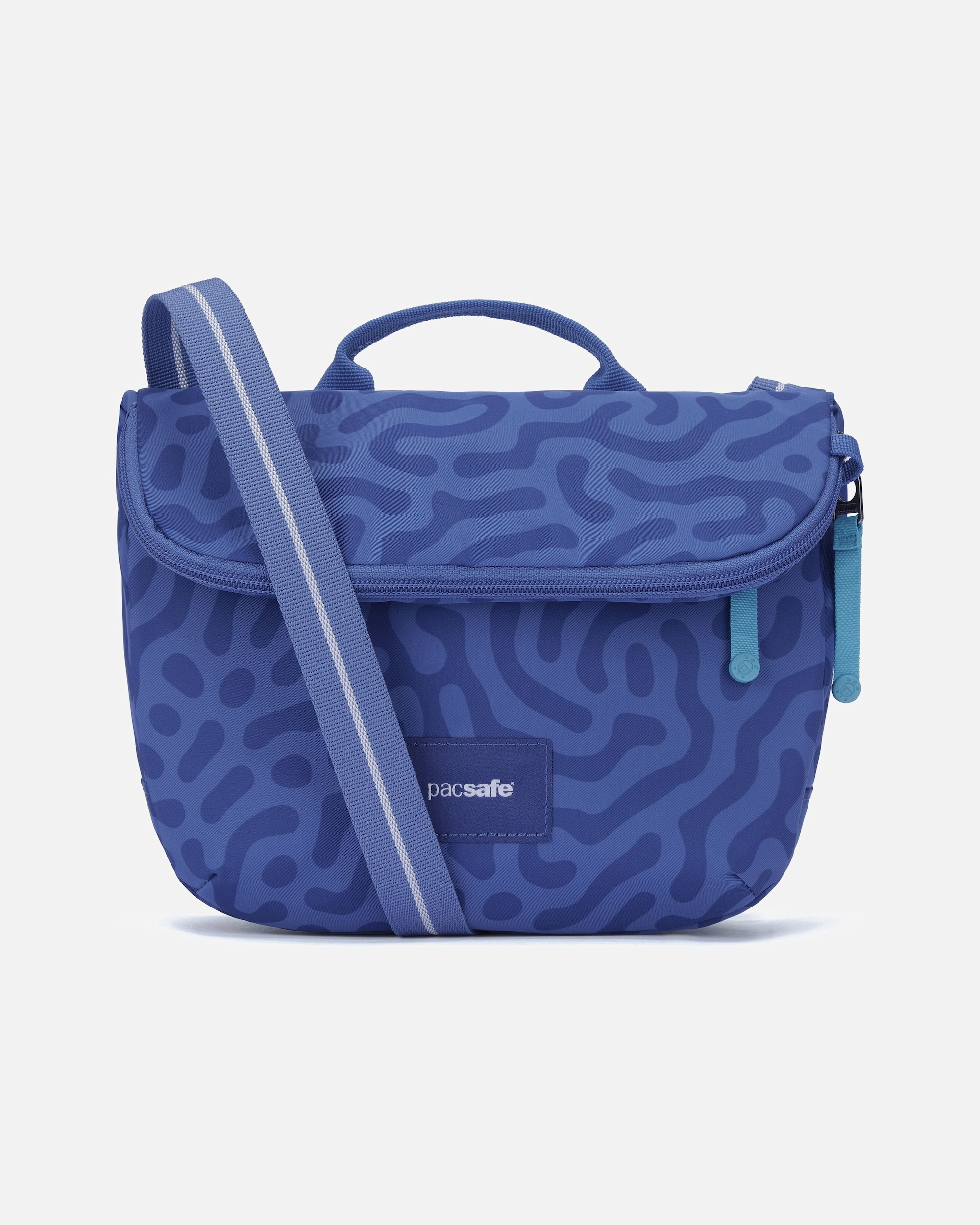 Rucksack für Unisex Pacsafe Bodybag GO Saddle cerulean blue