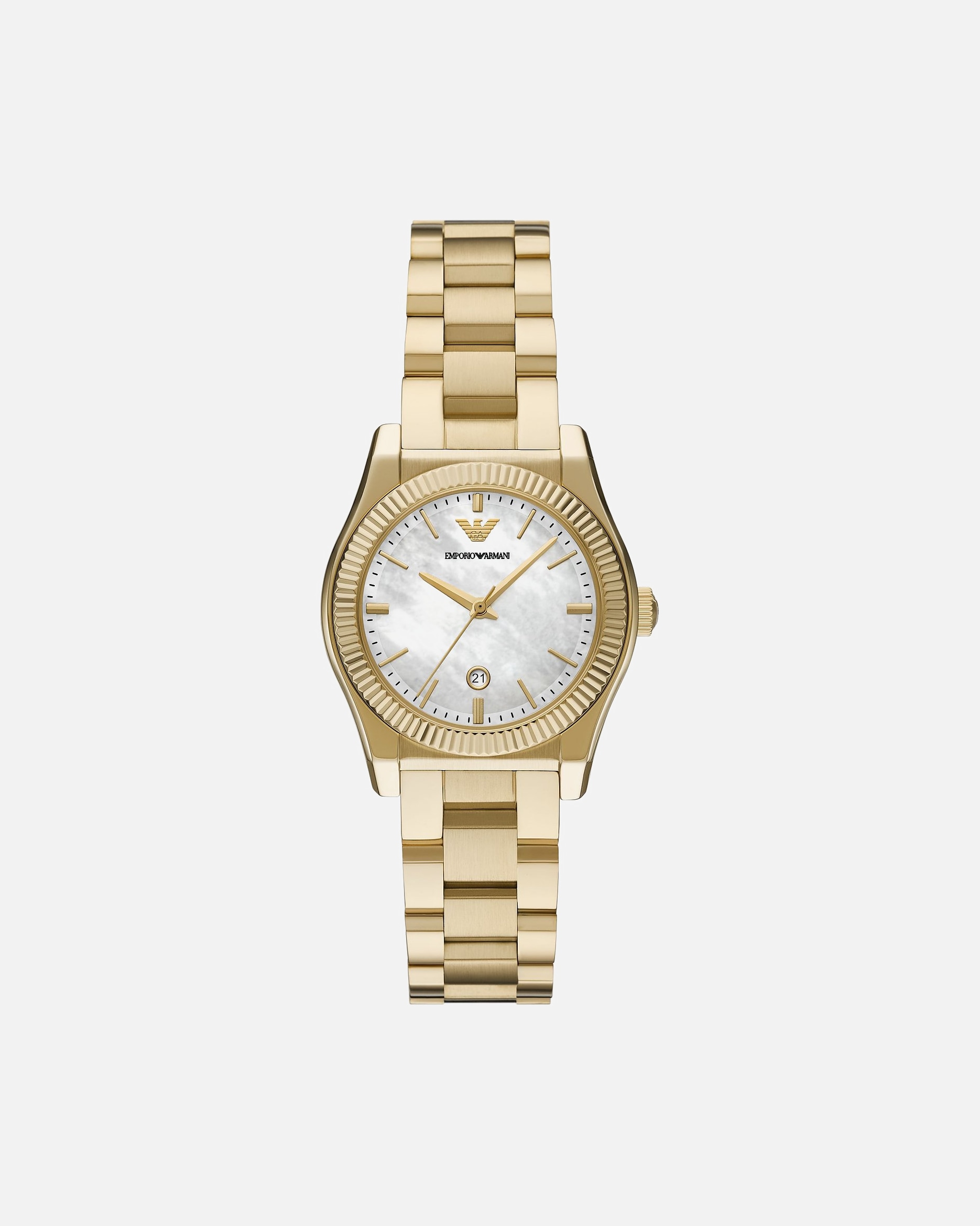 Uhr für Weiblich Emporio Armani Damenuhr Edelstahl One Size