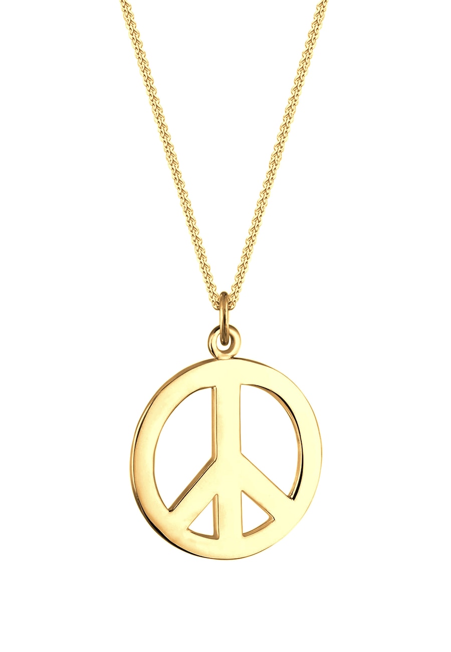 Elli Boho Peace Zeichen 925 Sterling Silber 55 Damen