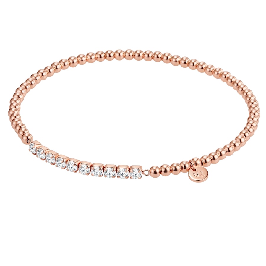 Glanzstücke München Armband Sterling Silber Zirkonia in Roségold 18,5 cm Damen