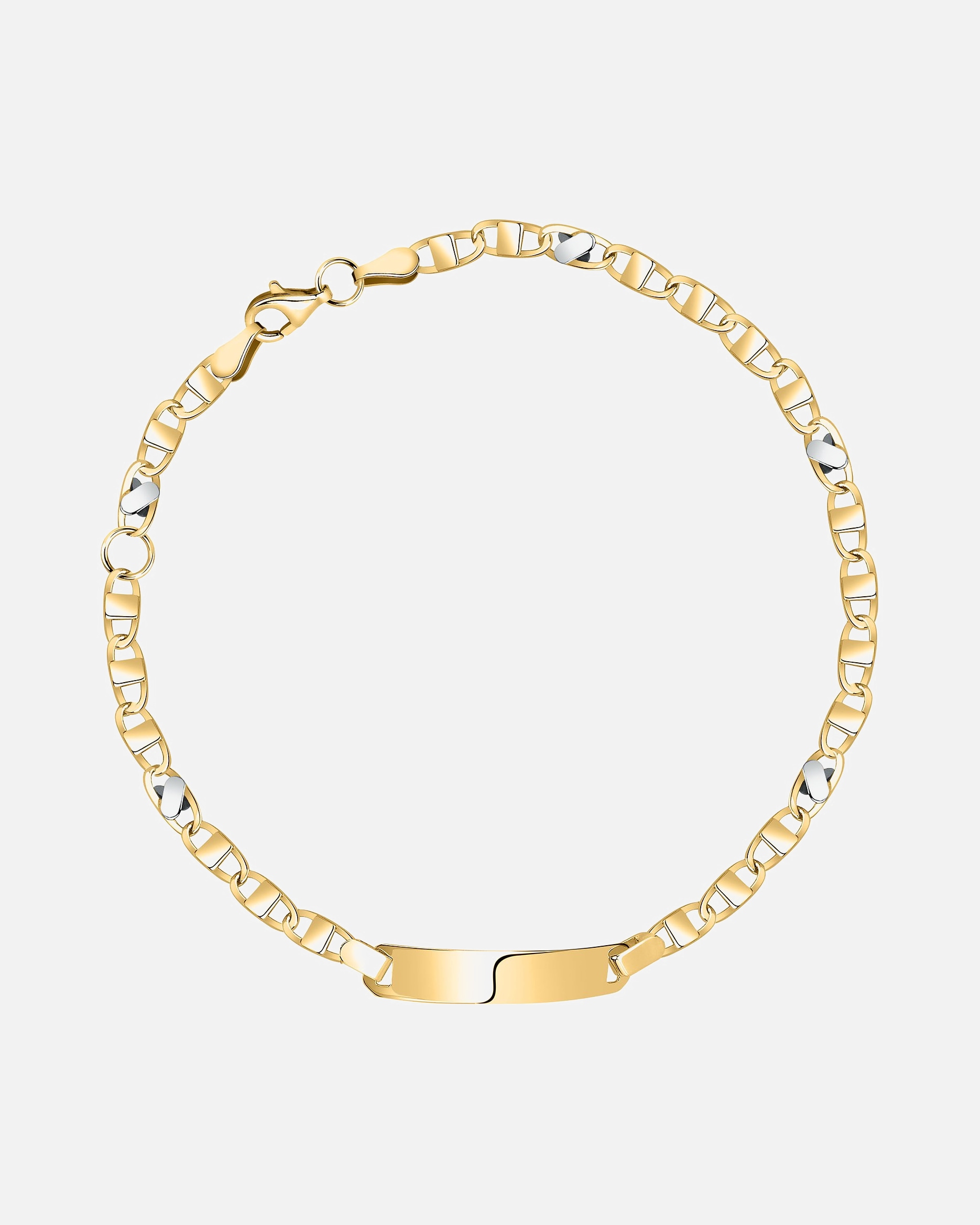 Armband für Männlich CHRIST Armband 375er Gelbgold, 375er Weißgold One Size