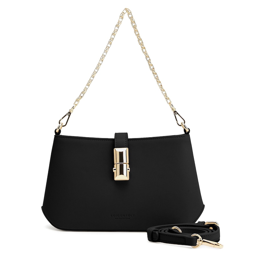Seidenfelt Lilla Ro Schultertasche black 1 Schwarz Damen