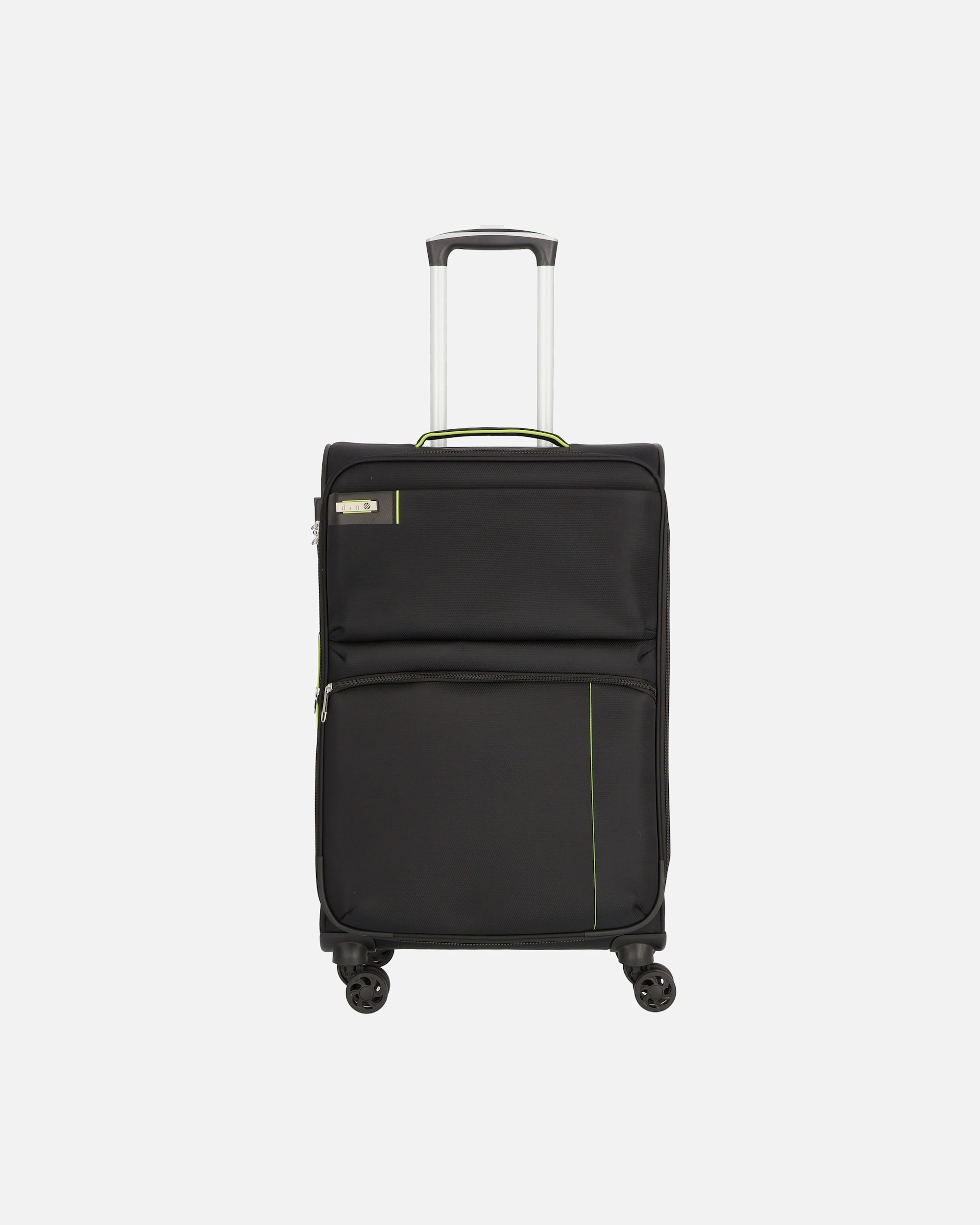 Trolley für Männlich d & n Travel Line 6704 4-Rollen Trolley 65 cm schwarz