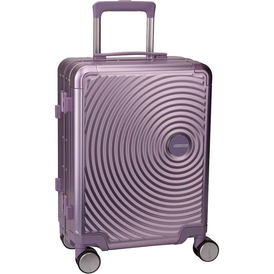 American Tourister Trolley Soundbox Alu Spinner 55 Stormy Lilac Violett
