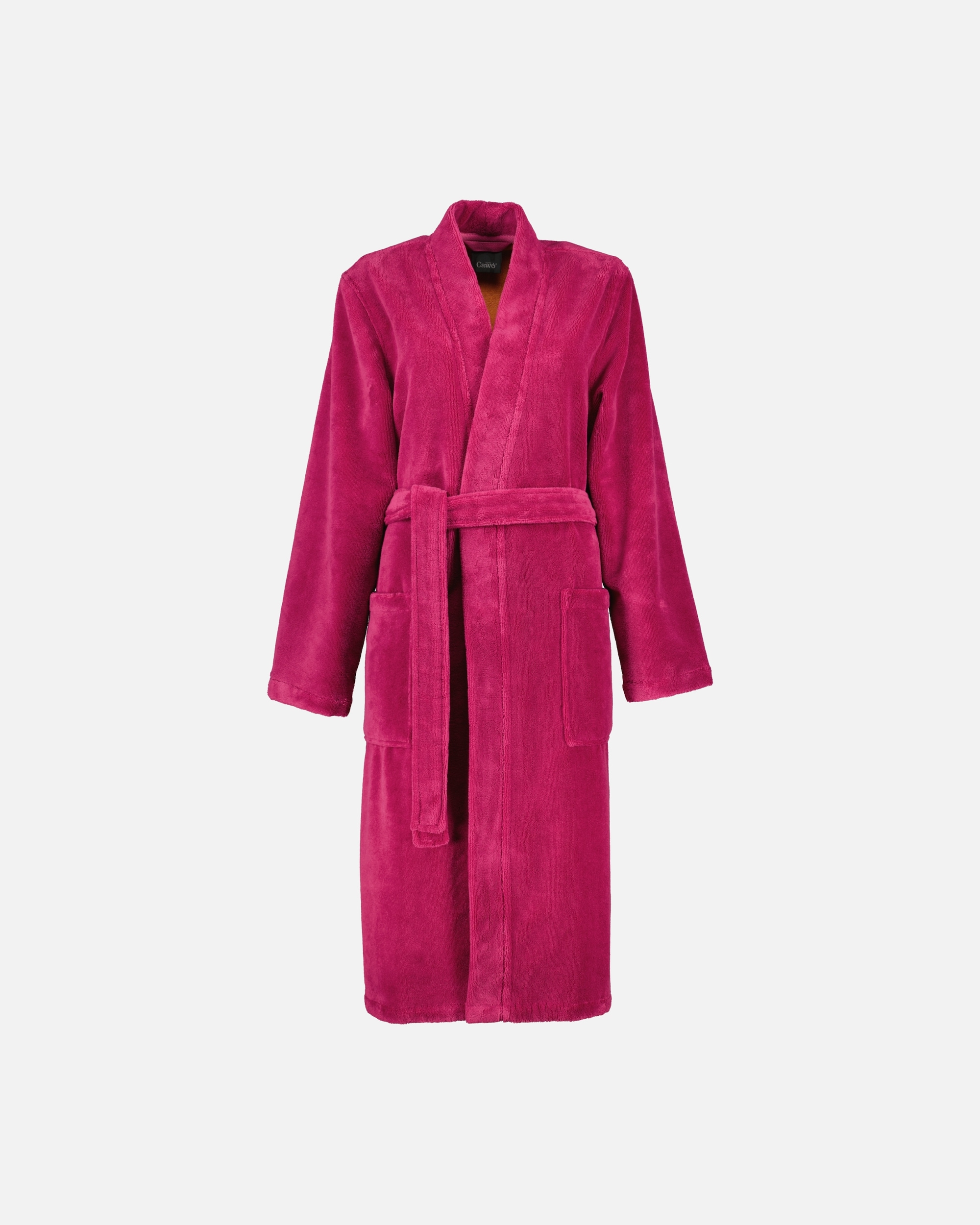 Bademantel für Unisex Cawö Cawö Bademäntel Damen Kimono Kimono 844 pink-orange - 23 S