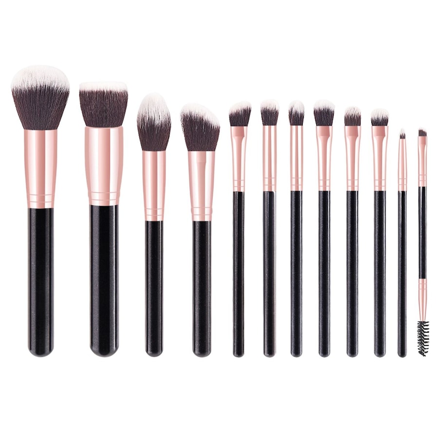 Technique Pro Rose Crush Makeup Brush Set Gold / Black Braun