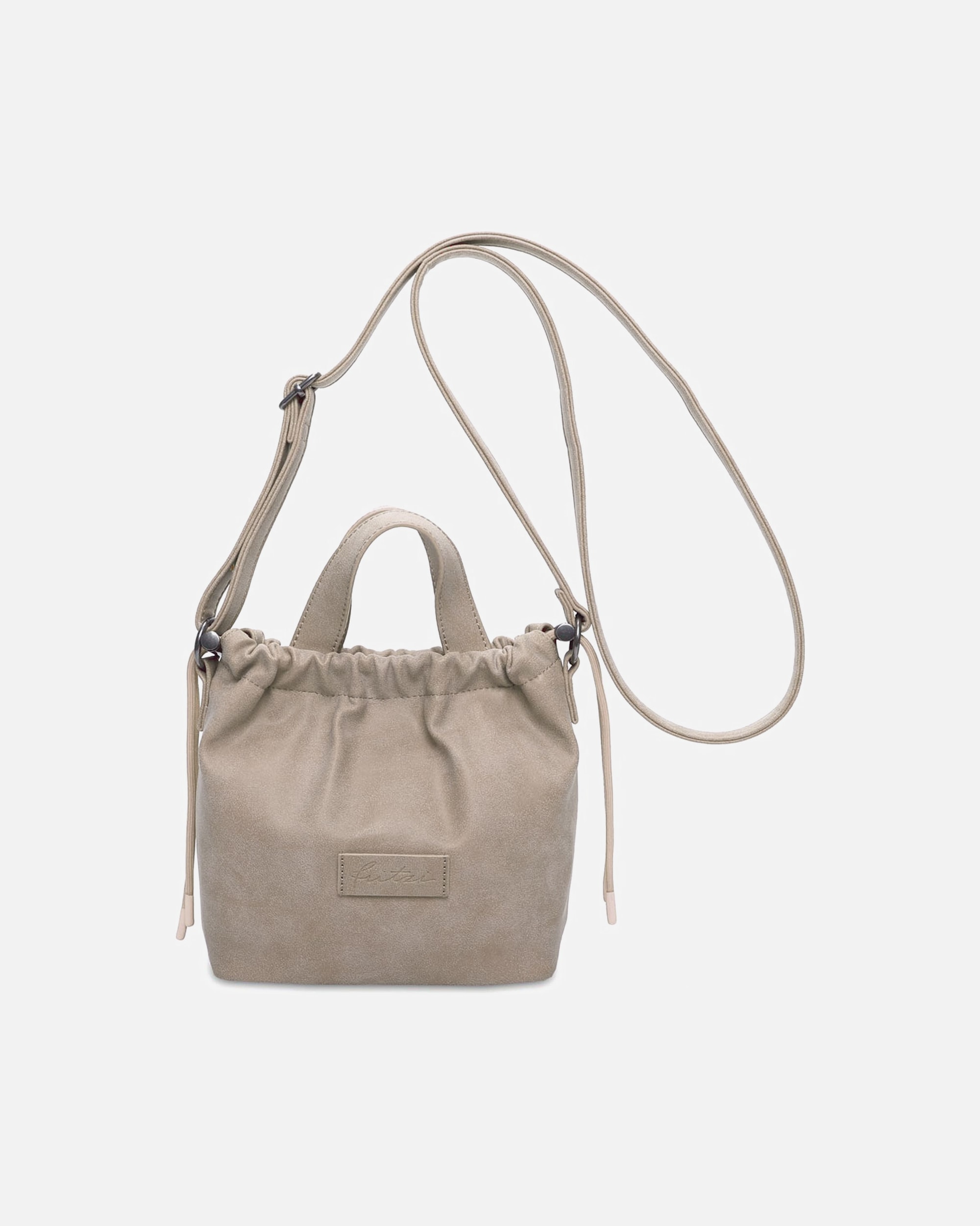 Tasche für Weiblich Fritzi aus Preußen Poppi Vintage 03 Handtasche 26 cm taupy