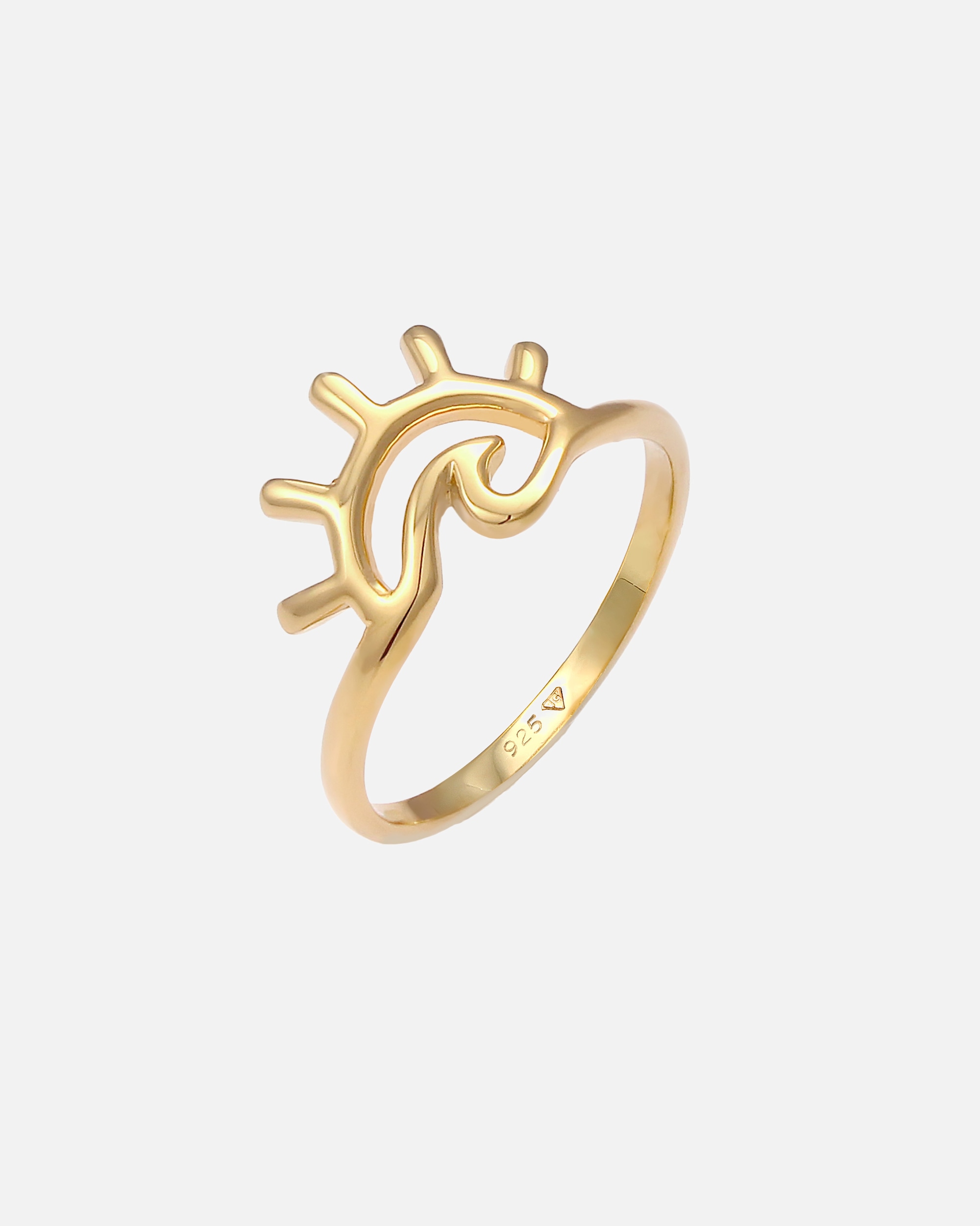 Ring für Weiblich Elli Sonnenaufgang Motiv Sommer 925 Silber 52