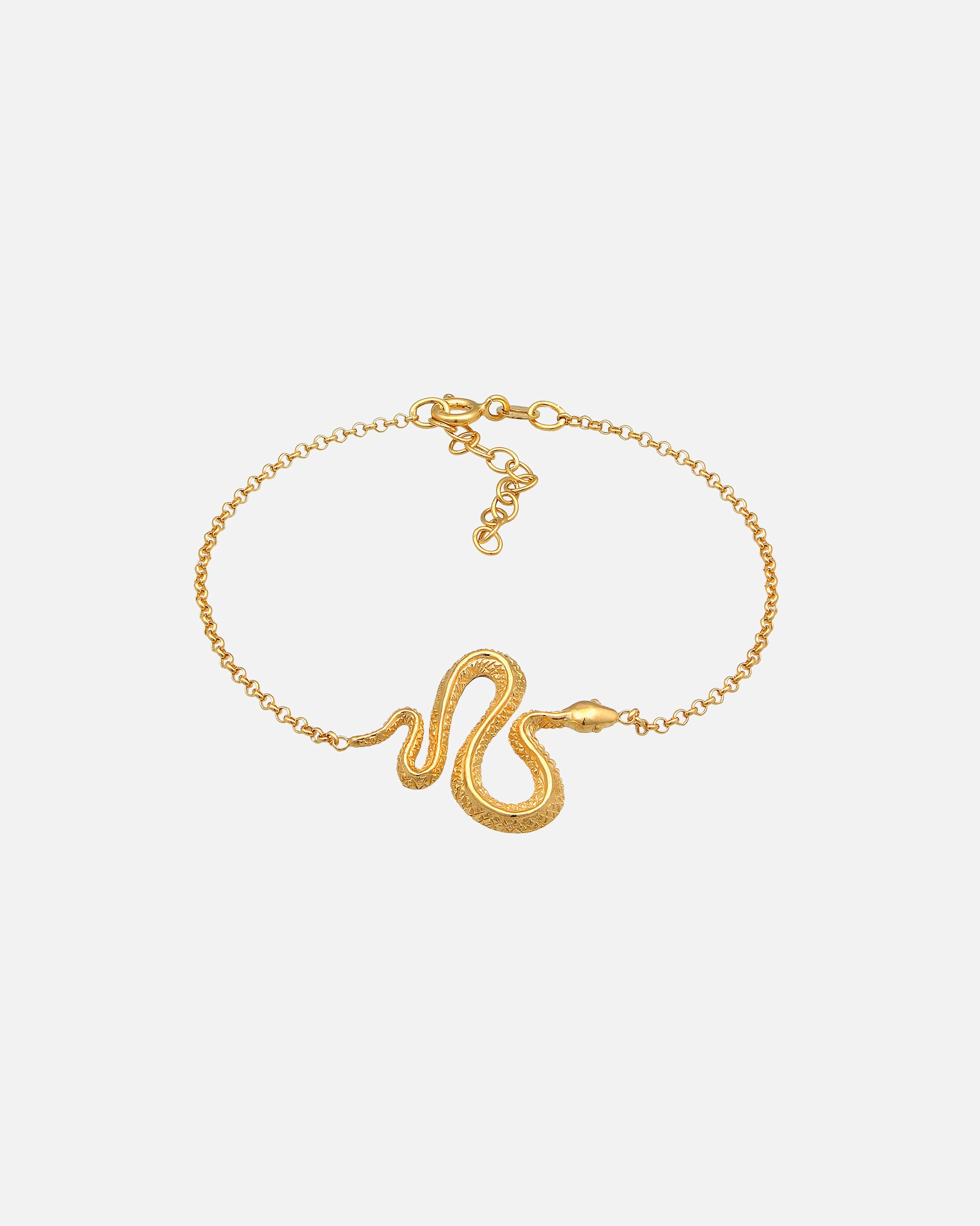 Armband für Weiblich Elli Schlange Snake Modisch 925 Silber goldfarben