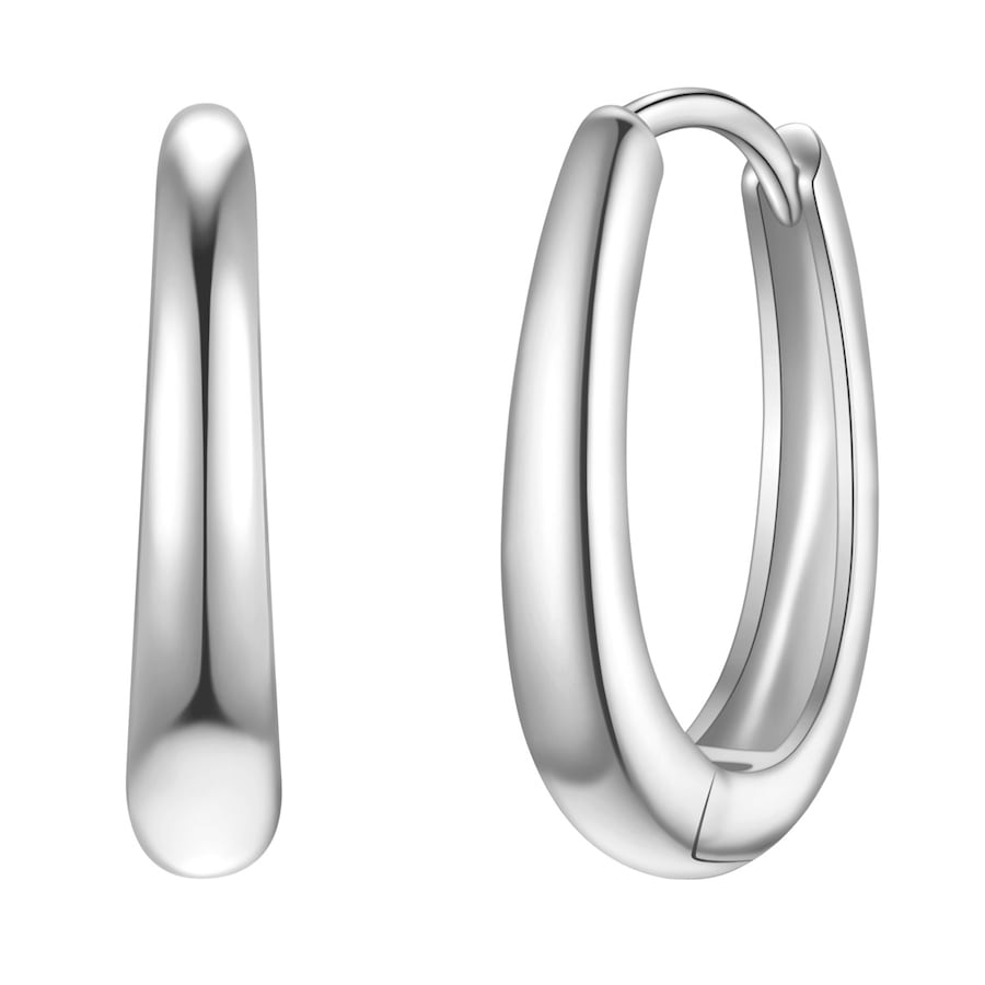 Glanzstücke München Creolen aus Sterling Silber in silber 20,7 mm Damen