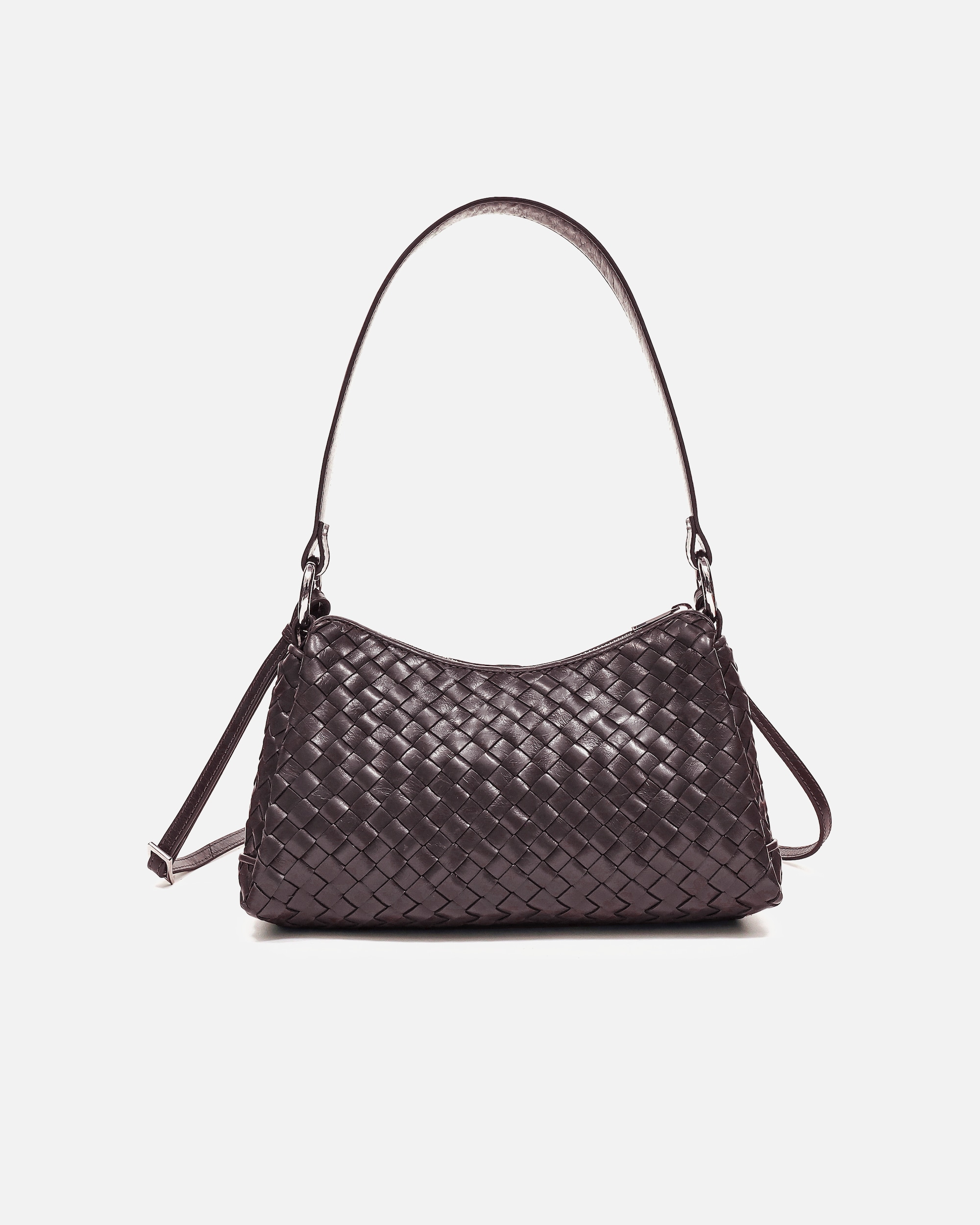 Umhängetasche für Weiblich Adax Umhängetasche Salerno Eleonora Dark Brown
