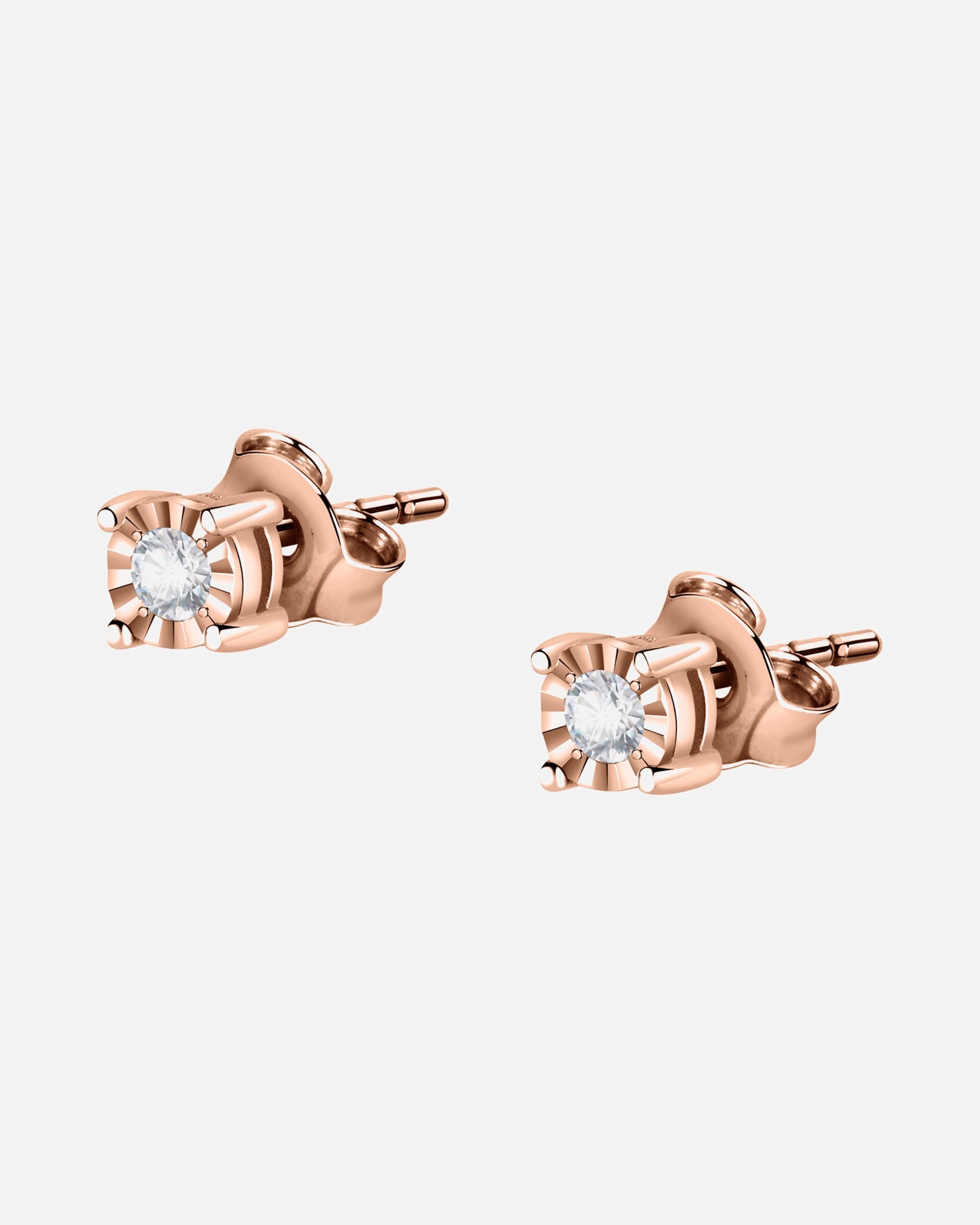 Ohrringe für Weiblich CHRIST Ohrstecker 375er Roségold One Size