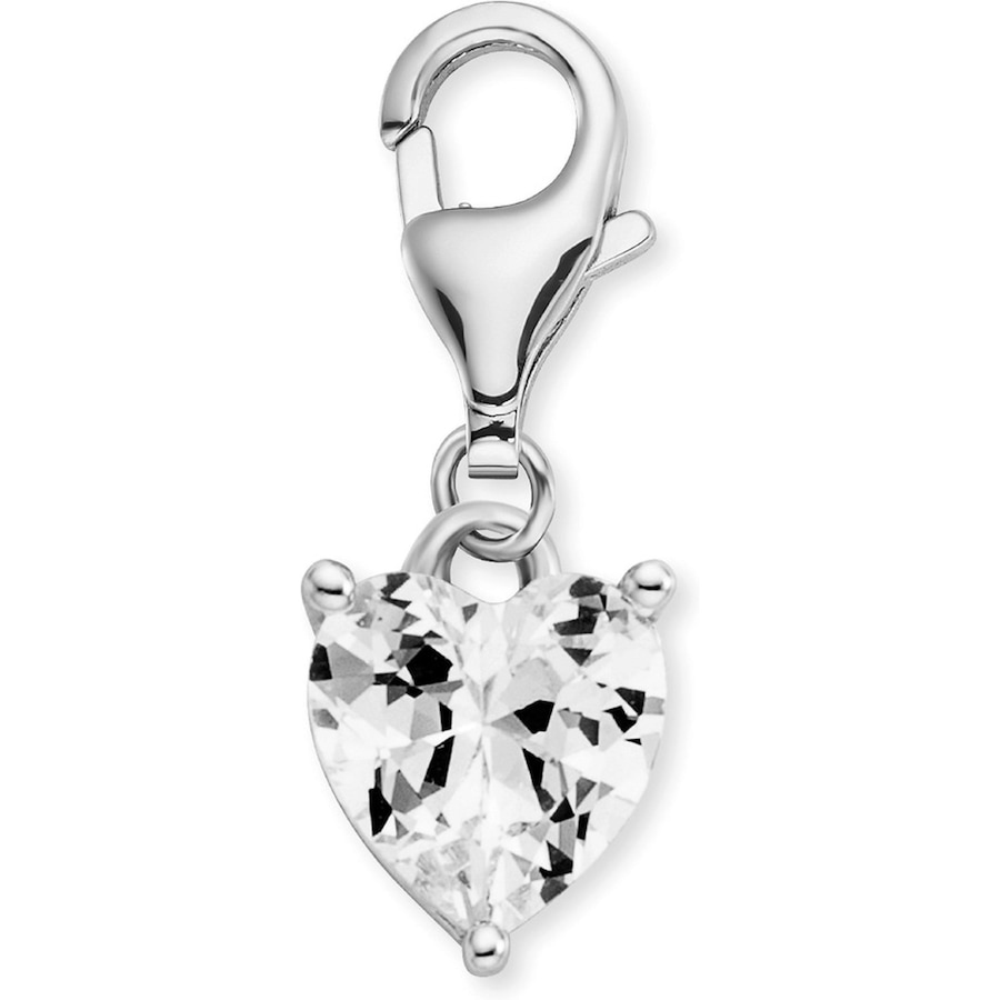 Engelsrufer Charm 925er Silber, Farbstein silber Damen