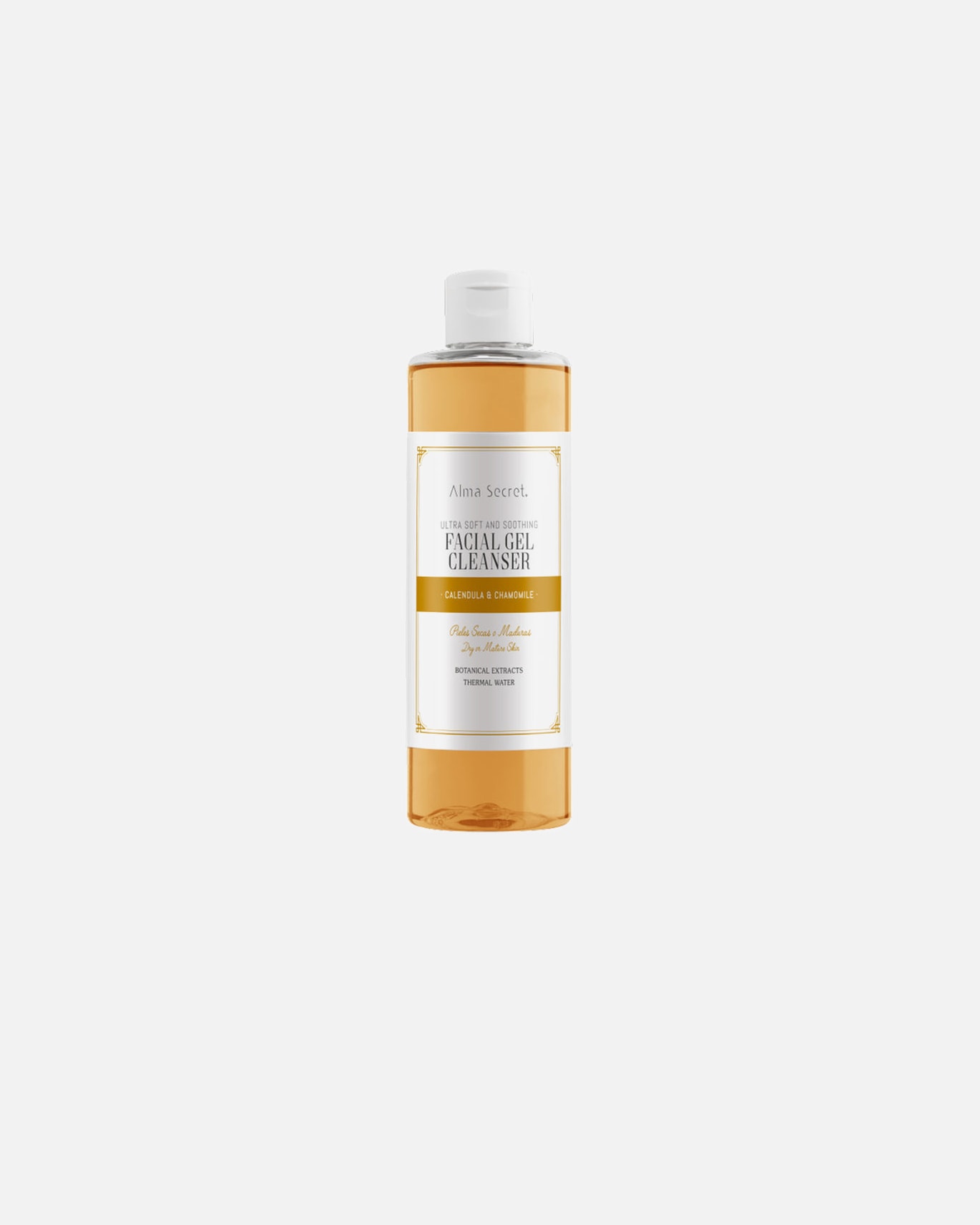 Reinigungsgel für Weiblich Alma Secret FACIAL GEL CLEANSER sanft und beruhigend Ringelblume &, Kamille 200 ml