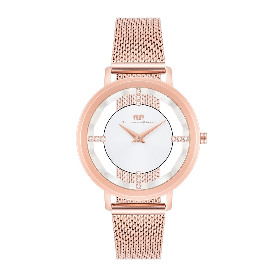 Rhodenwald & Söhne Armband-Uhr Lucrezia aus Edelstahl in gelbgold Roségold Damen