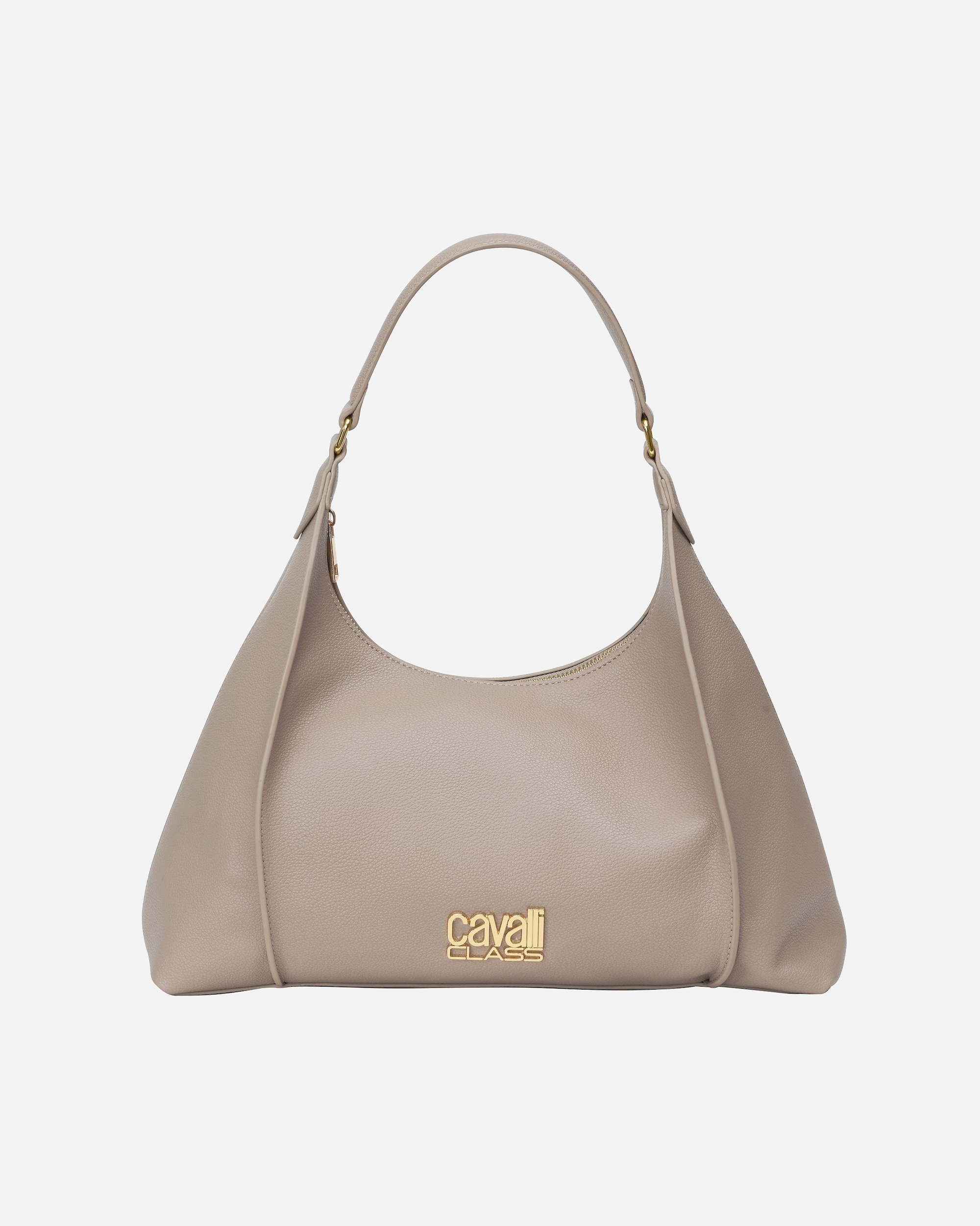 Tasche für Weiblich Cavalli Class Default Brand Line Patrizia Schultertasche Beige