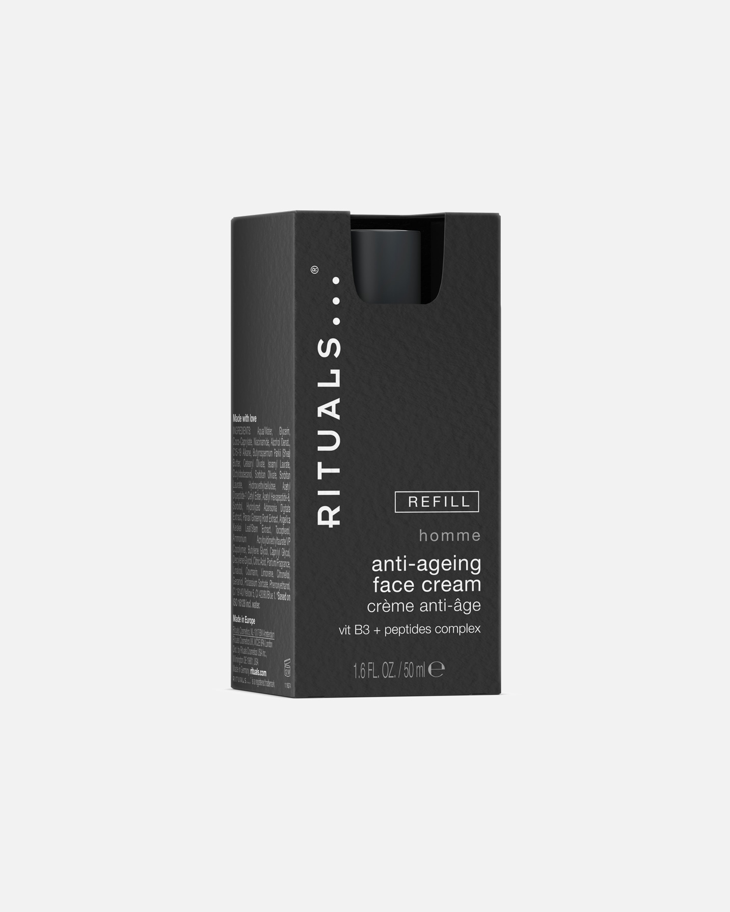 Anti-Aging Pflege für Männlich Rituals Homme Collection Anti-Ageing Face Cream 50 ml - Refill
