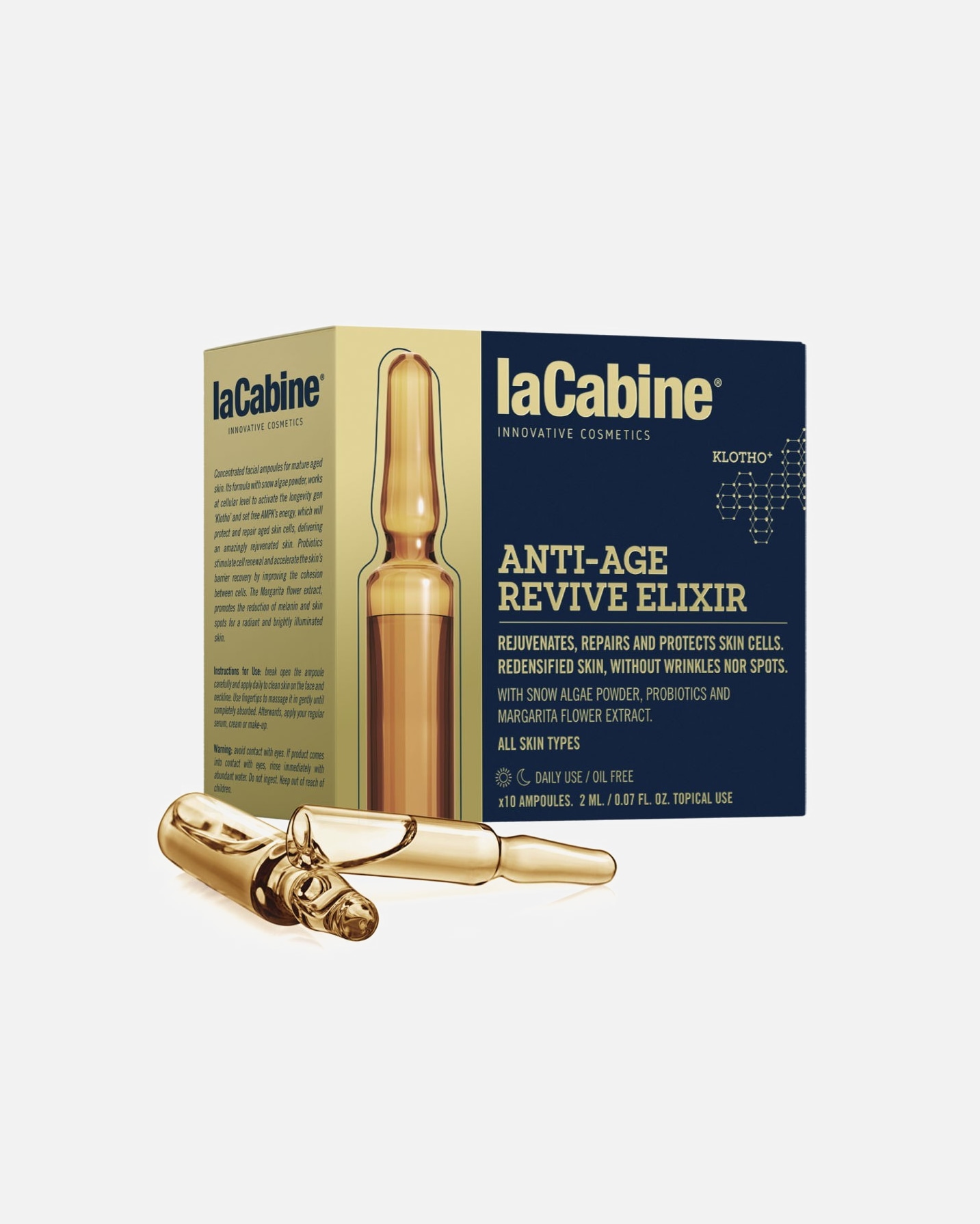 Feuchtigkeitsserum für Unisex La Cabine 2 ml