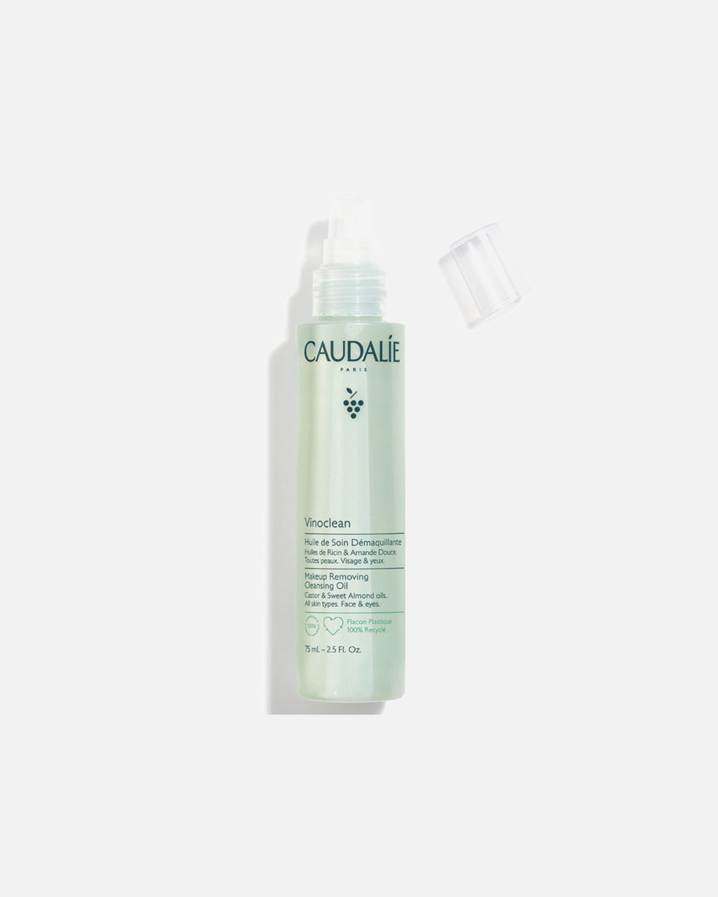 Make-up Entferner für Unisex Caudalie Vinoclean Makeup Removing Cleansing Oil 75 ml