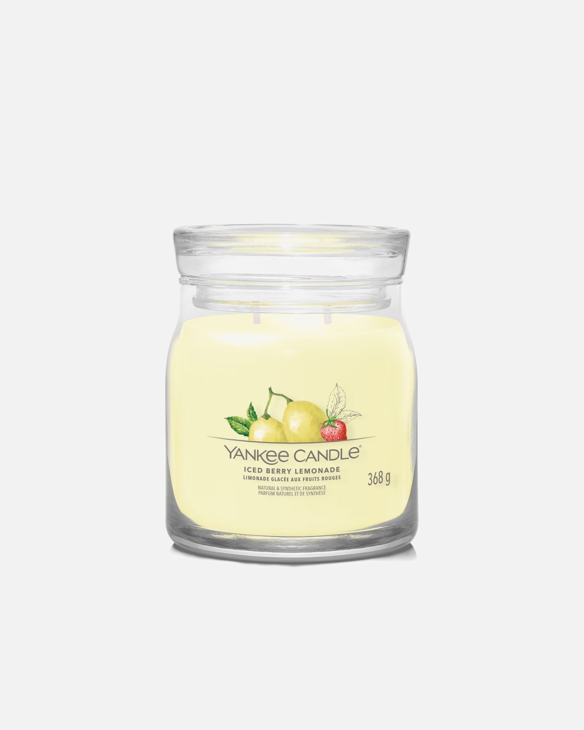 Kerze für Unisex YANKEE CANDLE Default Brand Line Iced Berry Lemonade 368 g - Signature