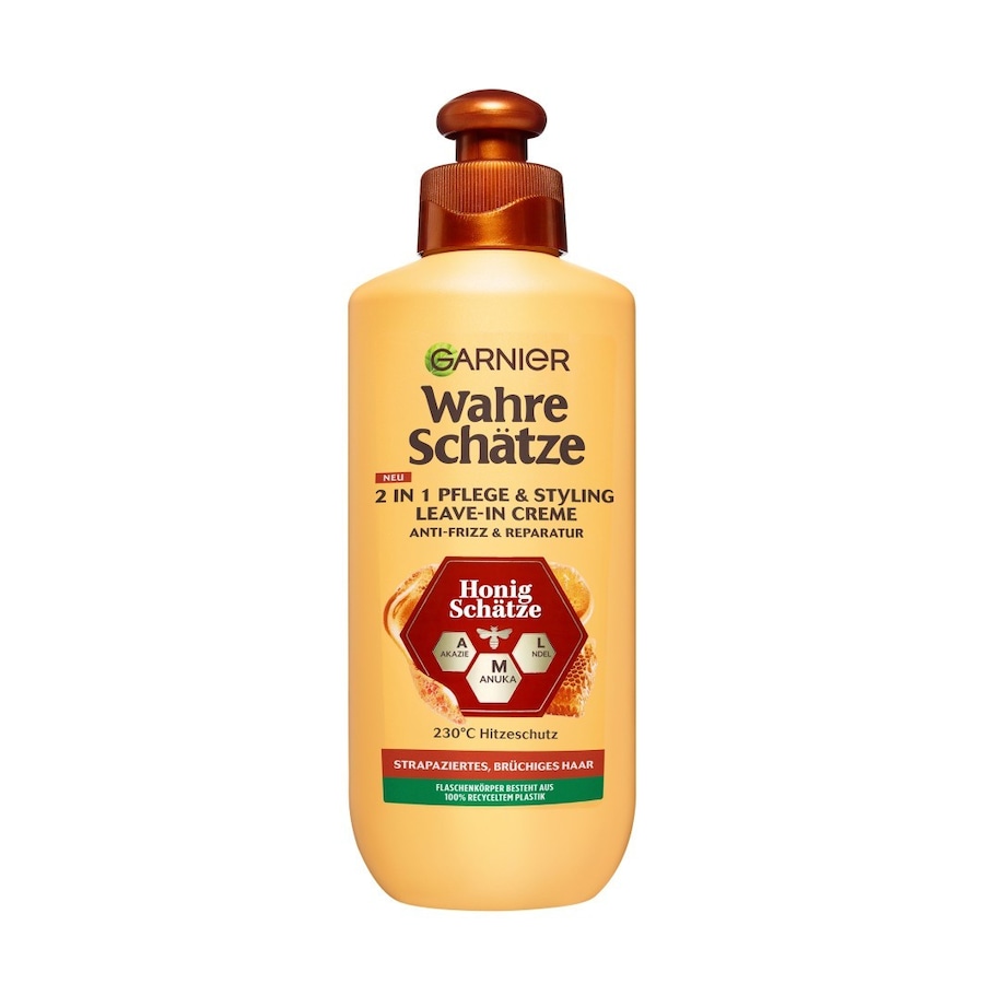 Garnier Wahre Schätze 2-in-1 Pflege & Styling Creme Honig SchätzeHaare | 200.0 ml | 15,45 / 1.0 l