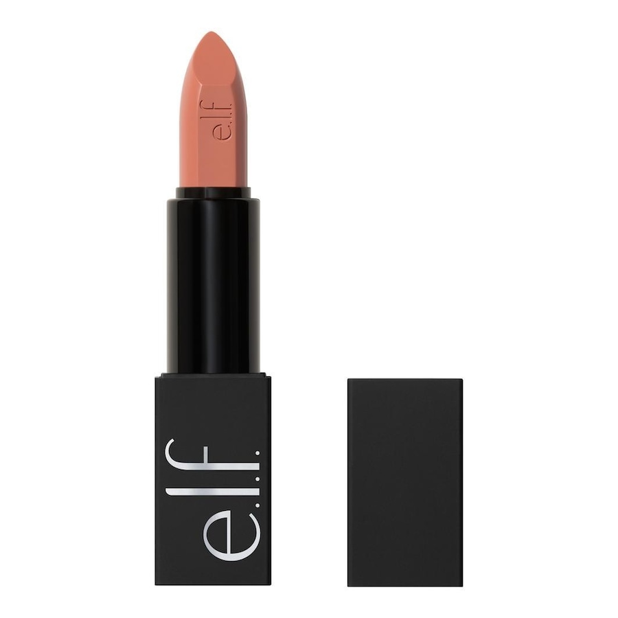 e.l.f. Cosmetics O Face Satin Lipstick Lippenstift Dirty Talk - Beige Pink 3.8 g Rosegold