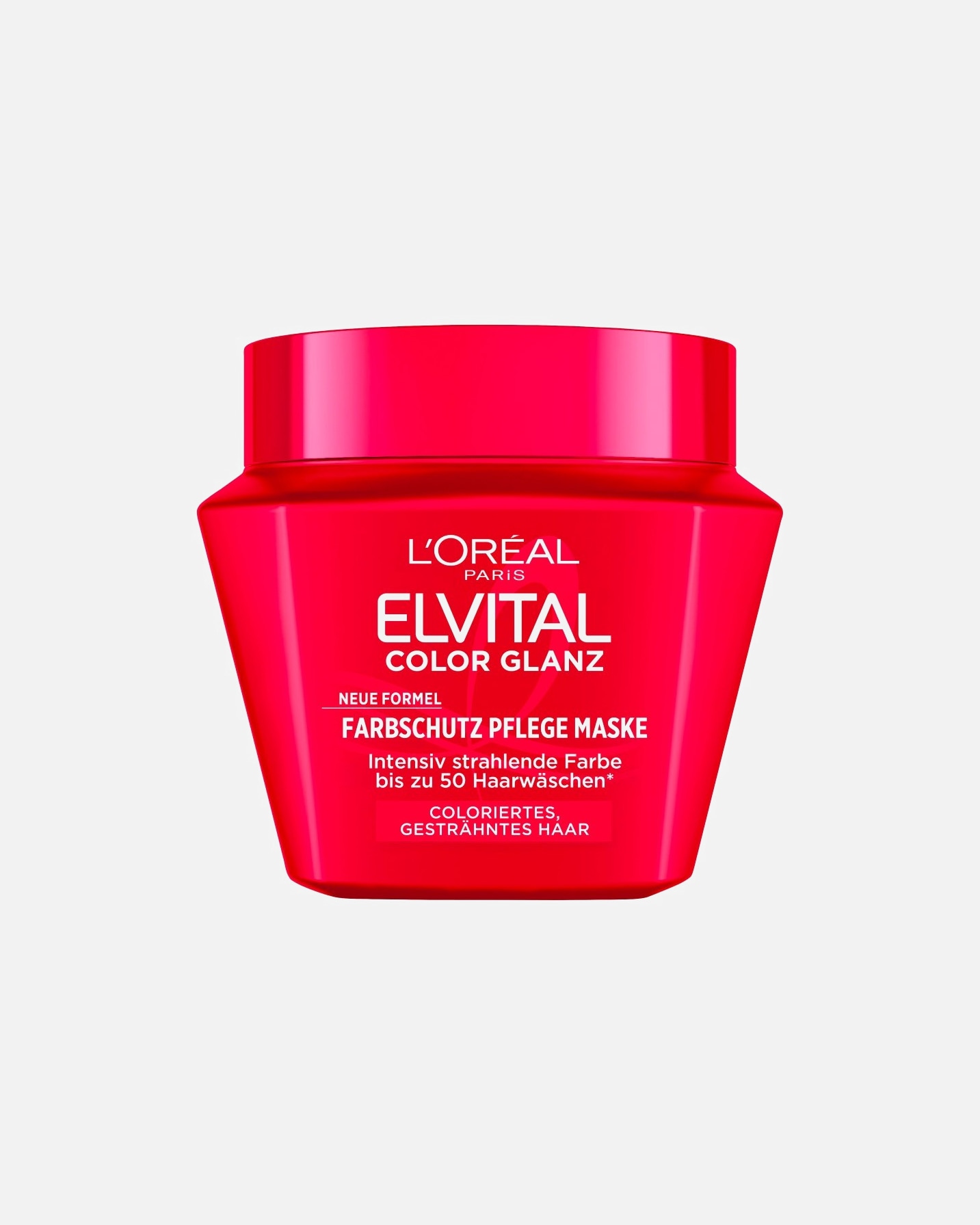 Haarmaske für Unisex L’Oréal Paris Elvital Color Glanz Farbschutz Pflege 300 ml
