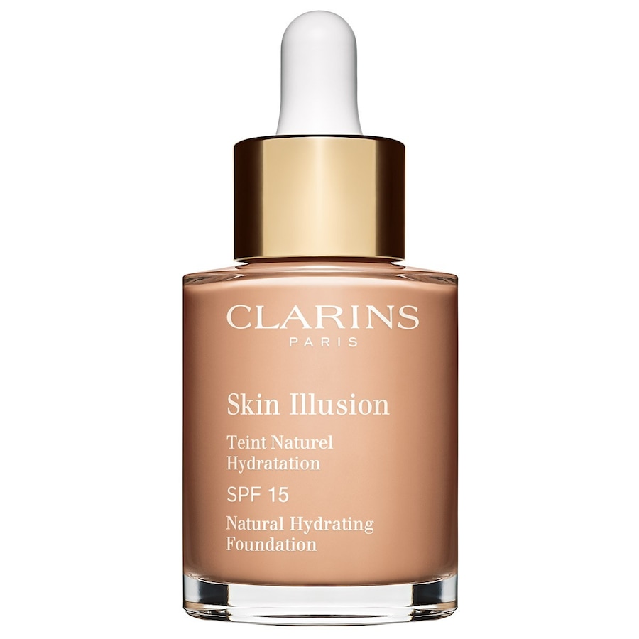 Clarins Skin Illusion SPF 15 Foundation 107 - BEIGE 30 ml Nude