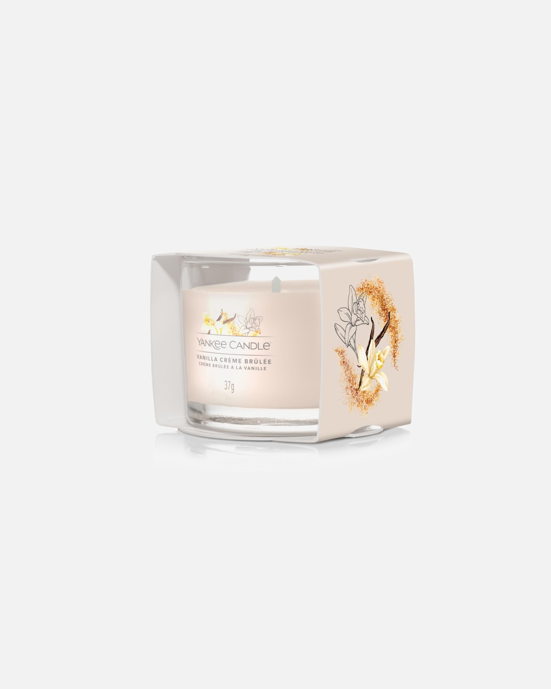 Kerze für Unisex YANKEE CANDLE Default Brand Line Vanilla Crème Brûlée 37 g - Mini