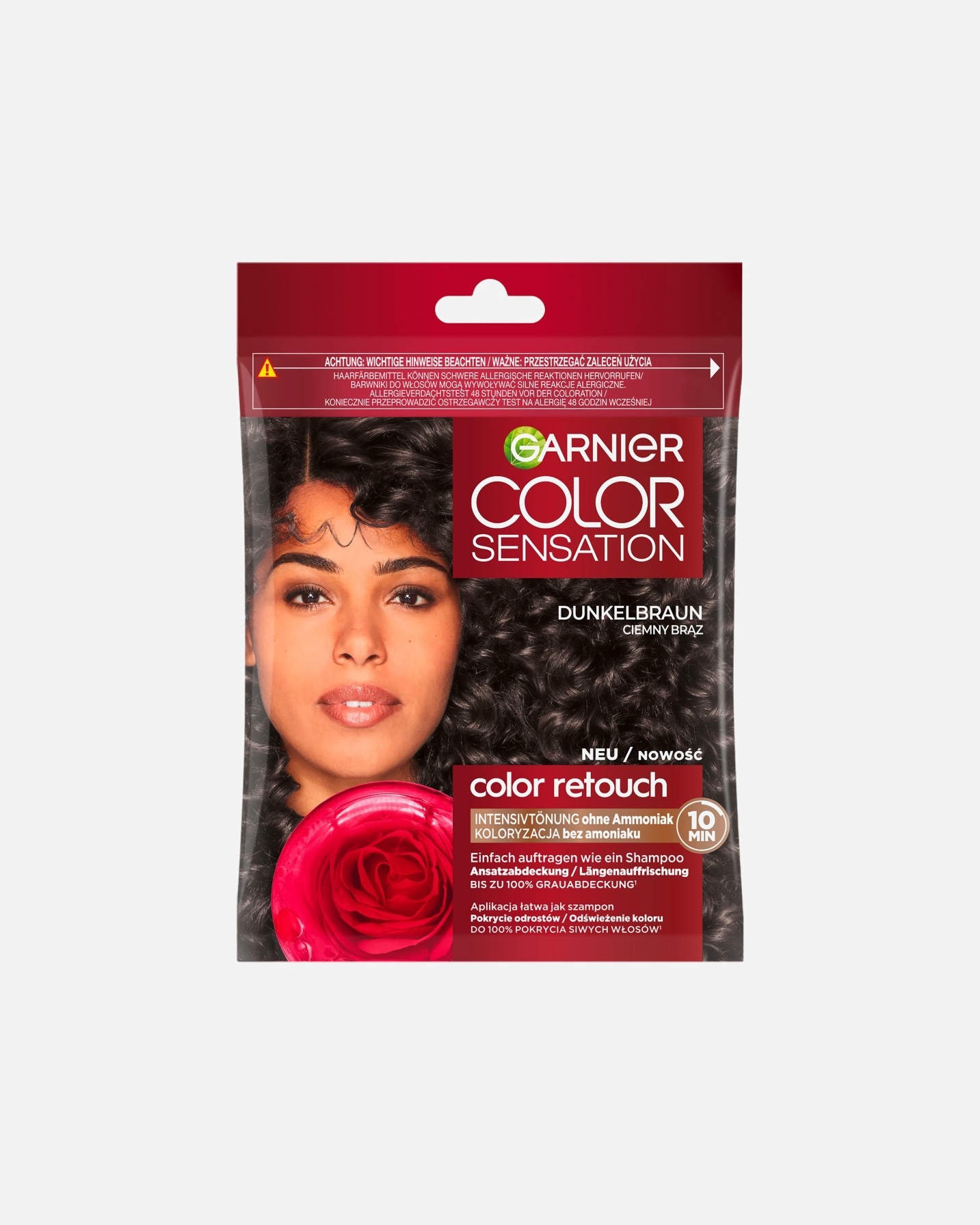 Haartönung für Weiblich Garnier Color Sensation Intensivtönung DUNKELBRAUN
