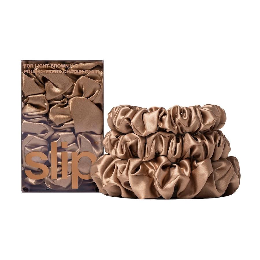 Slip pure silk back to basics assorted scrunchies - blonde Haarschmuck LIGHT BROWN Hellbraun