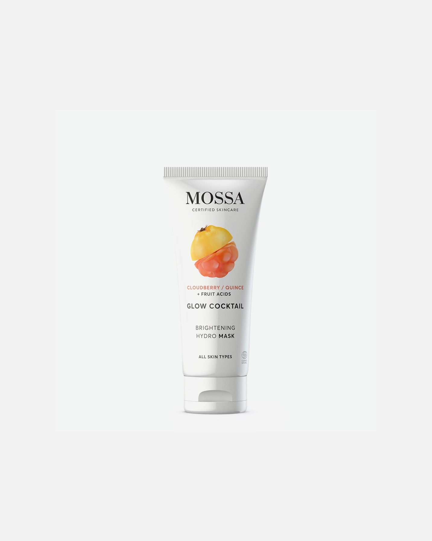 Feuchtigkeitsmaske für Unisex MOSSA Glow Cocktail GLOW COCKTAIL Aufhellende Feuchtigkeits-Maske 60 ml
