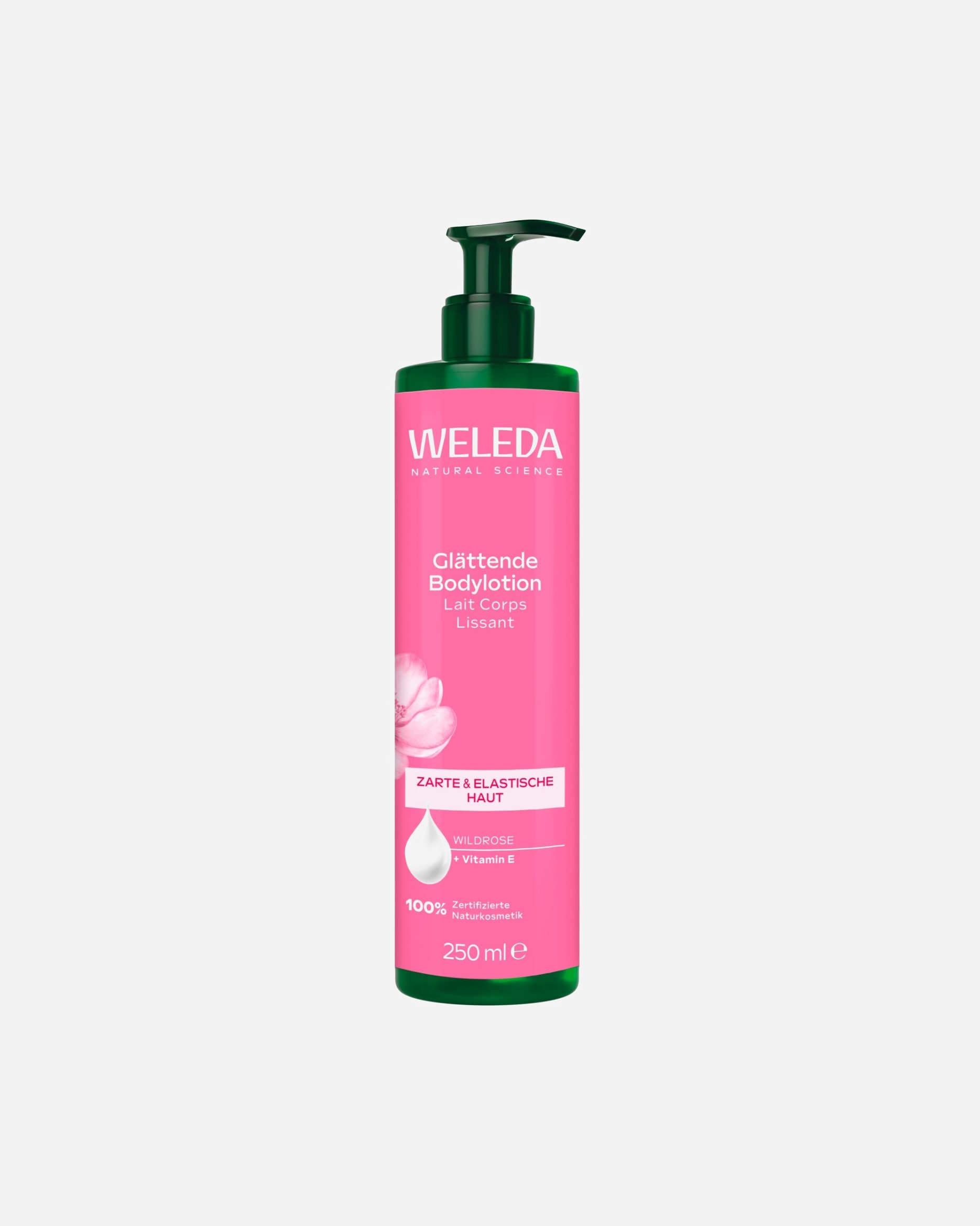 Bodylotion für Unisex Weleda Wildrose Weleda Wild Rose Glättende Körperlotion 250 ml