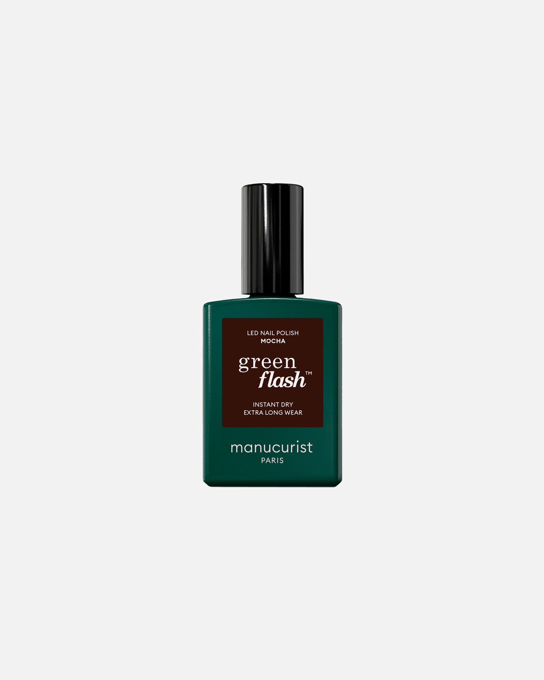 Nagellack für Unisex manucurist green flash Instant Dry Extra Long Wear MOCHA