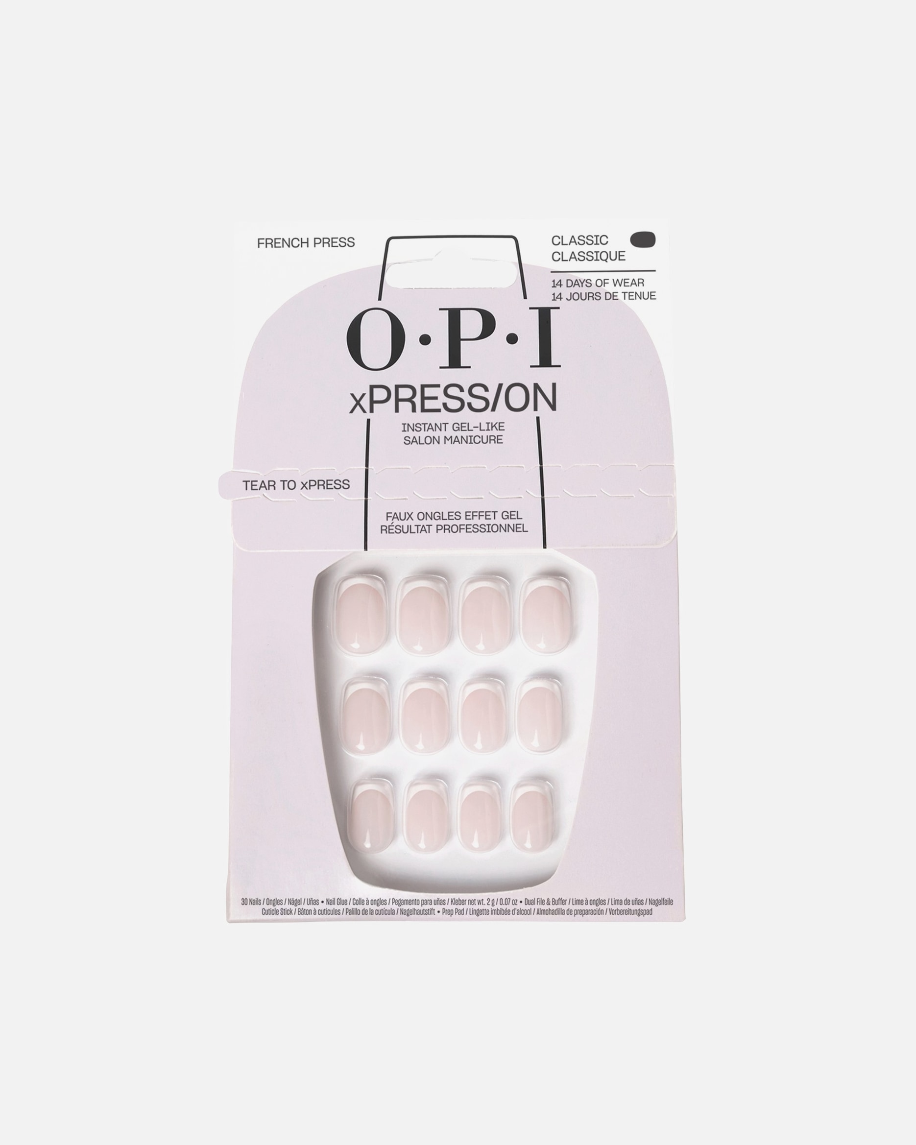 Kunstnägel für Unisex OPI xPRESS/ON Press-On Nägel French Press