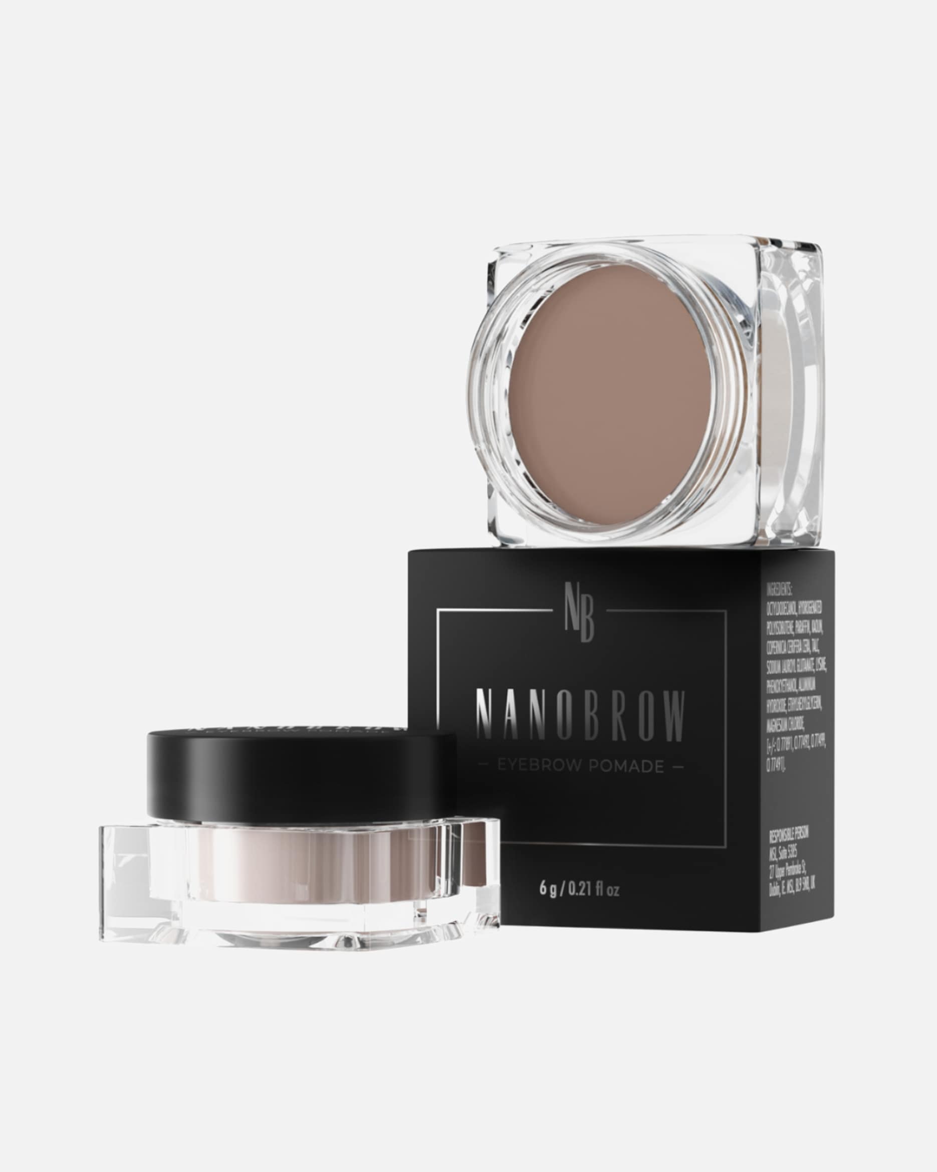 Augenbrauenfarbe für Unisex NANOBROW Eyebrow Pomade Light Brown MEDIUM BROWN