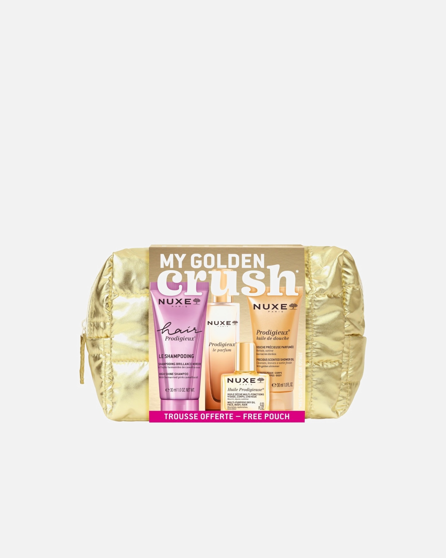 Reiseset für Unisex NUXE Prodigieux® MY GOLDEN CRUSH 1 Stück