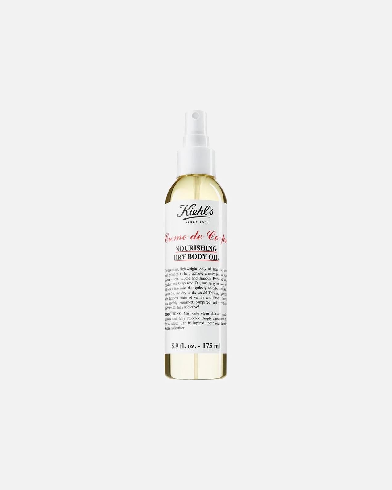 Körperöl für Unisex Kiehl’s Creme de Corps Nourishing Body Oil 175 ml
