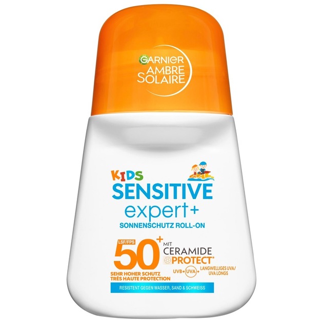 Garnier Ambre Solaire Kids Sensitive expert+ Sonnenschutz Roll-On LSF 50+
