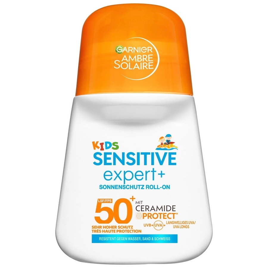Garnier Ambre Solaire Kids Sensitive expert+ Sonnenschutz Roll-On LSF 50+Gesicht | 50.0 ml | 133,80 / 1.0 l