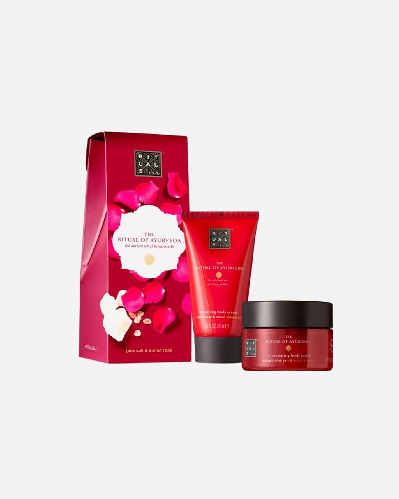 Duftset für Unisex Rituals Default Brand Line Dein Geschenk: Rituals The Ritual of Ayurveda (Body Cream 70 ml & Body Scrub 125 g)