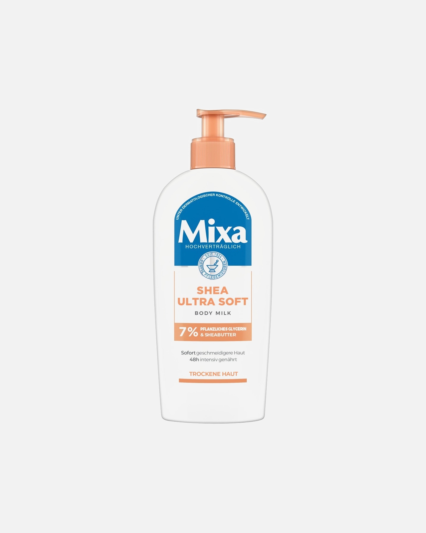 Körpermilch für Unisex Mixa Shea Ultra Soft 250 ml